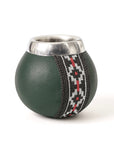 MATE CALABAZA RIVESTITA IN CUOIO - Clorophilla Shop