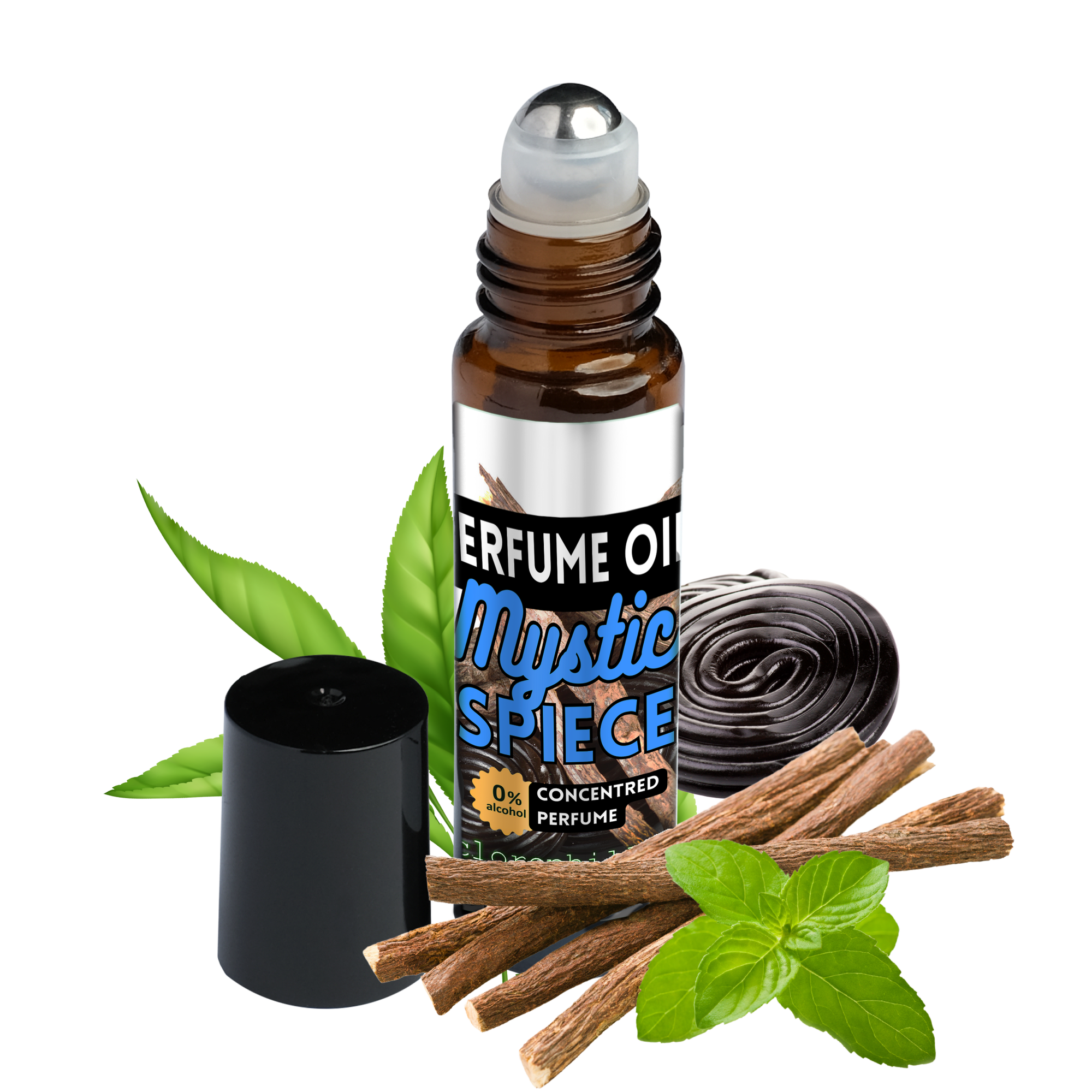 MYSTIC SPICE Profumo incenso in Olio roll-on - Fragranza Liquirizia misitca