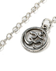 Pendolo Divinazione in Ossidiana Naturale con Simbolo Om - protezione radicamento - Clorophilla Shop