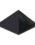 PIRAMIDE IN OSSIDIANA NATURALE - negatività ed introspezione - Clorophilla Shop