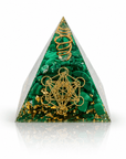 Piramide Orgonica con Malachite metatron – Generatore Energetico - Clorophilla Shop