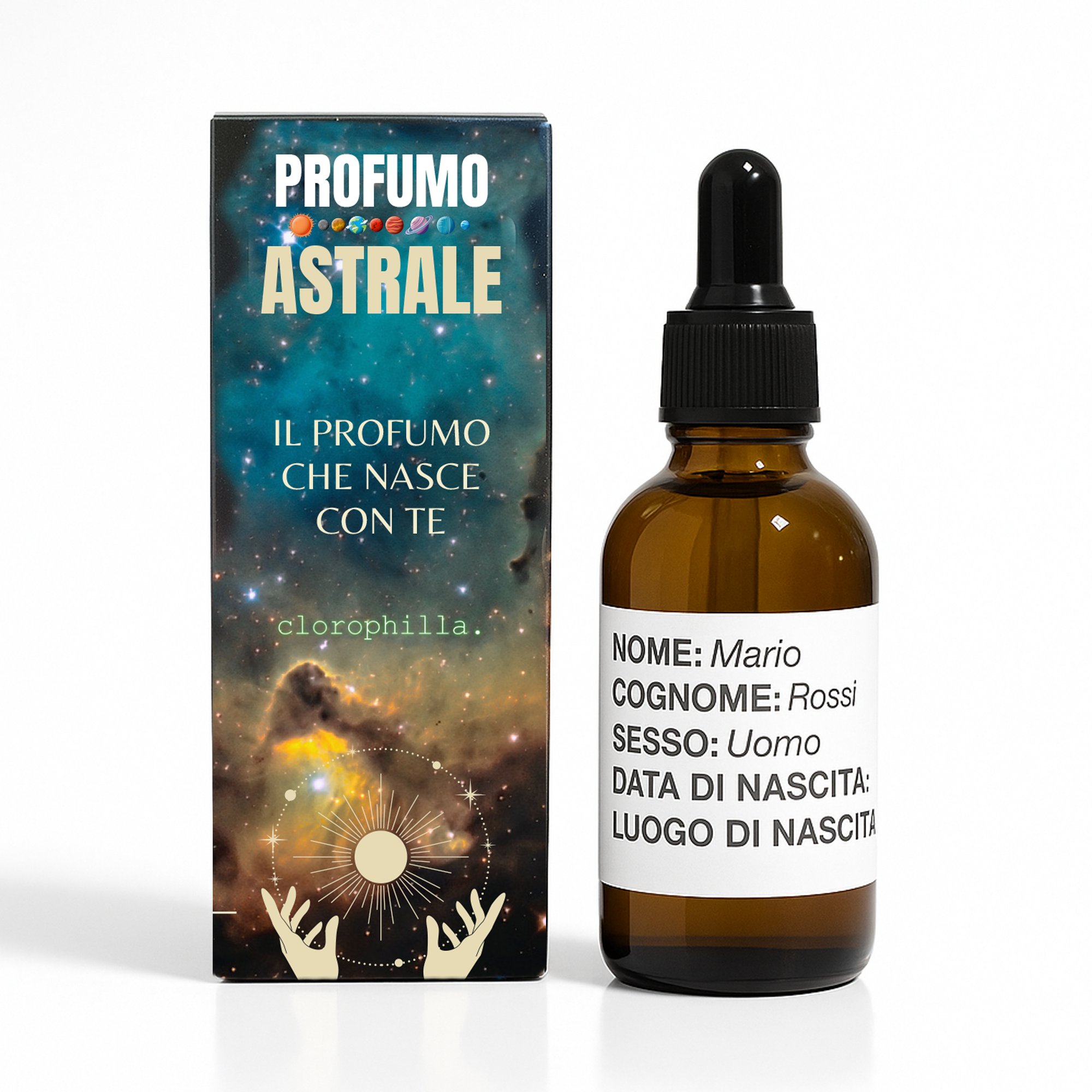 PROFUMO ASTRALE Personalizzato Tema Natale - 50ml - LEGGI DESCRIZIONE