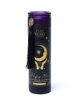 Purifying Moon Candela in vetro con Nappa - Palo Santo e Lavanda - Clorophilla Shop