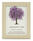 QUADRO CON ALBERO DELLA VITA IN AMETISTA - Guardiano della saggezza - Clorophilla Shop