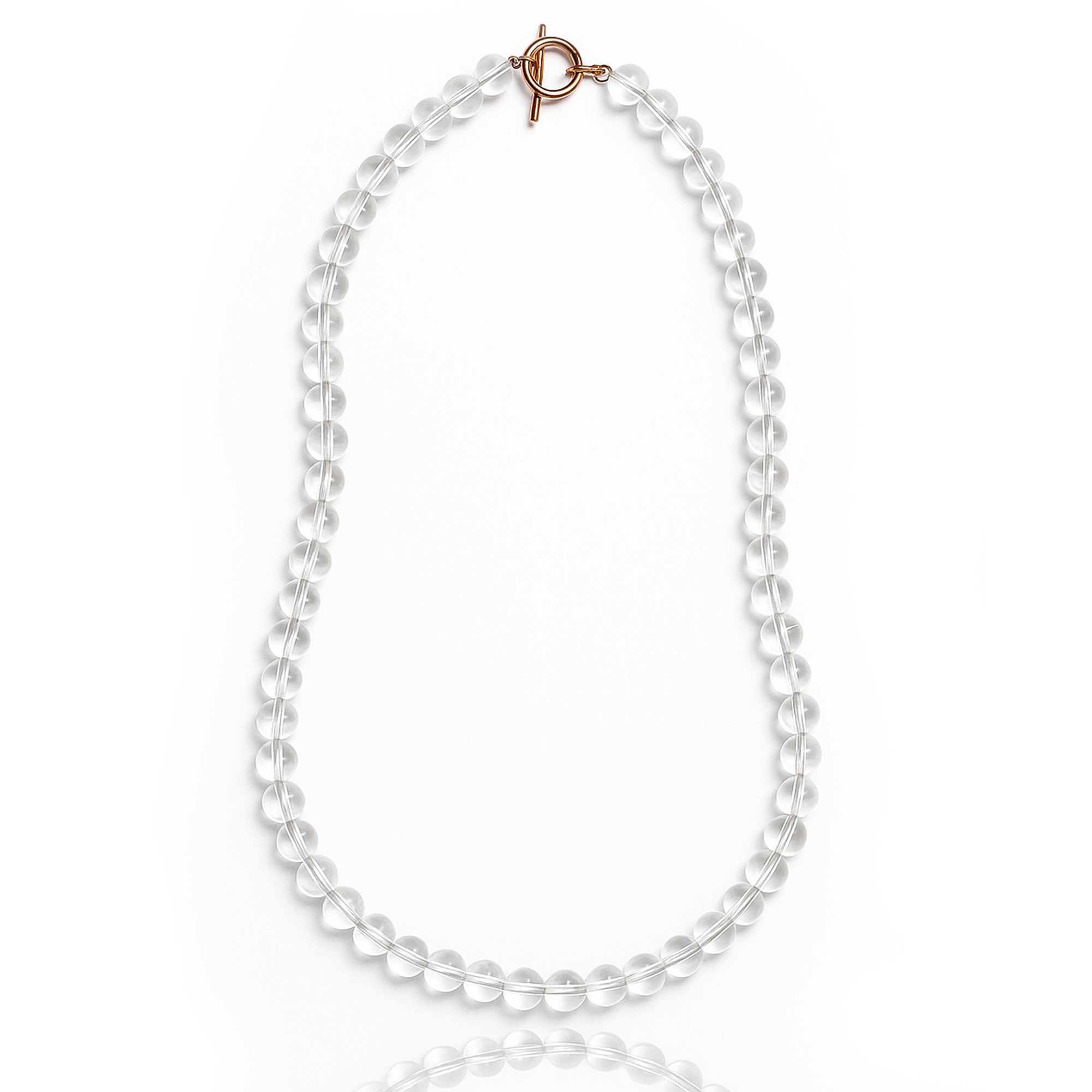 Collana in pietra naturale - Cristallo di Rocca