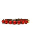 SAMSARA BRACCIALE TIBETANO IN AGATA ROSSA - Vitalità, stabilità ed energia - Clorophilla Shop