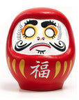 SAMSARA - DARUMA GRANDE Bambola Amuleto Portafortuna Giapponese Originale in Porcellana - ROSSO 50cm - Clorophilla Shop