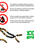 SAMSARA MALA IN OCCHIO DI TIGRE E ONICE NERO - Protezione, sicurezza e forza interiore - Clorophilla Shop