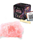 SAMSARA - QUARZO ROSA Pietra Grezza Naturale con Confezione Regalo e Foglietto Informativo - Clorophilla Shop