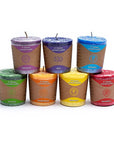 Set Candele votive 7 Chakra - confezione regalo - Clorophilla Shop