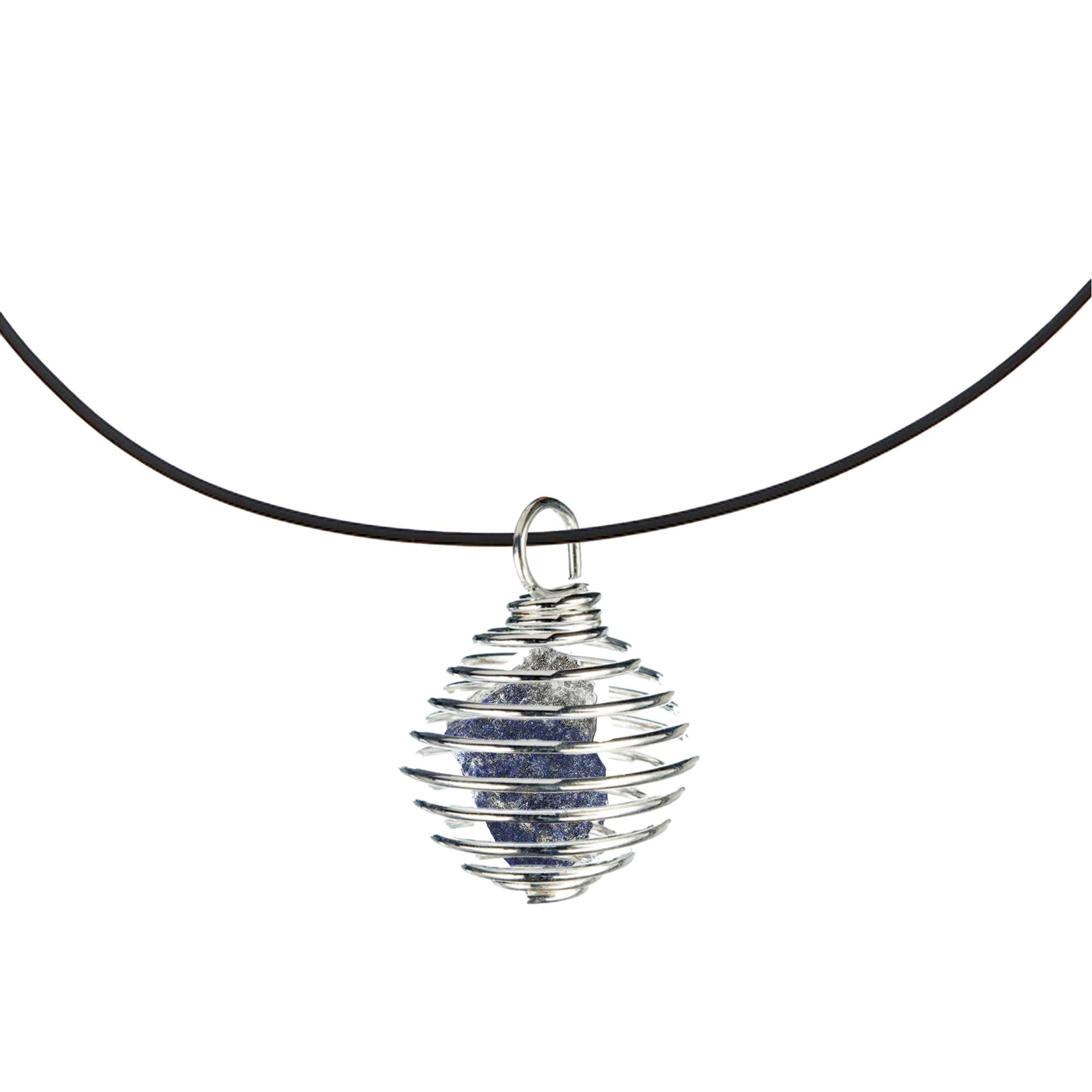 Collana con Ciondolo in Sodalite grezza - Autostima e Intuizione