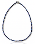 Collana in TANZANITE naturale e Tormalina - Protettiva e trasformativa