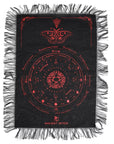 TELO DIVINATORIO FALENA NERO E ROSSO - Letture con pendolo, tarocchi e disposizione cristalli - Clorophilla Shop