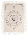 TELO DIVINATORIO OCCHIO DELLA PROVVIDENZA AVORIO - Letture con pendolo, tarocchi e disposizione cristalli - Clorophilla Shop