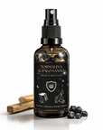 TORMALINA & PALO SANTO - Spray Purificante con nuggets tormalina e chips di palo santo - 60ml - Clorophilla Shop