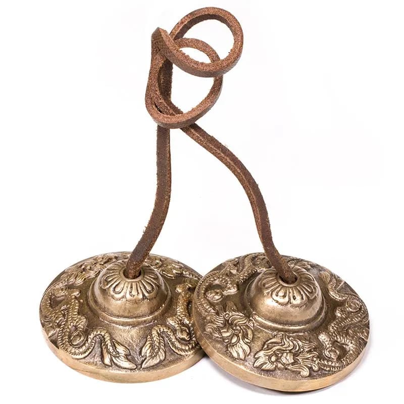 Tingsha Cimbali Tibetani with dragons