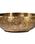 Campana Tibetana massaggio sonoro Incisa e decorata OM MANI PEME HUM - 50cm 10kg - clorophilla-shop