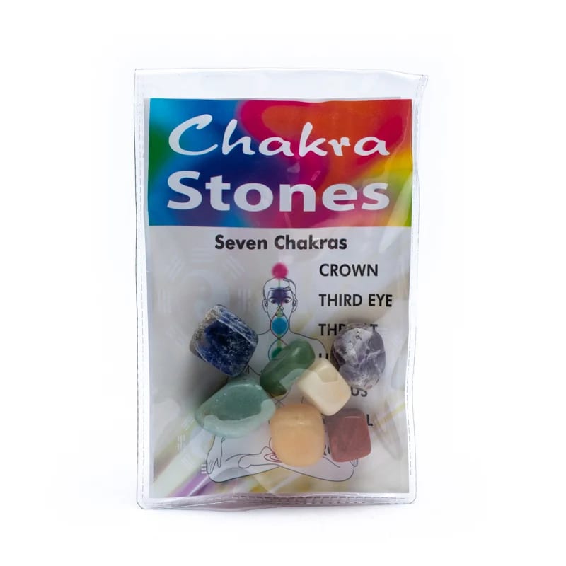 Chakra Stones - Pietre dei 7 Chakra burattate in confezione - clorophilla-shop