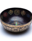Campana tibetana colorata 7 Chakra - 38cm 5-6kg - clorophilla-shop