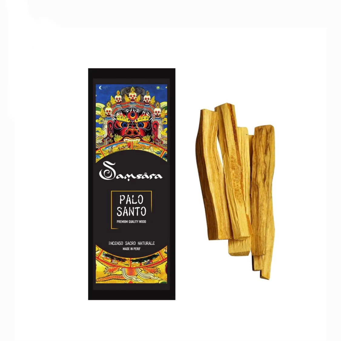 Samsara Palo Holy Palo Sacred Natural Sacred Quality AA+ Purifying - Made in Peru