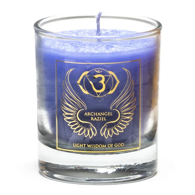 Candele Votive in Vetro ARCANGELO Profumate con Oli Essenziali in Confezione Regalo - Diverse Varianti - clorophilla-shop