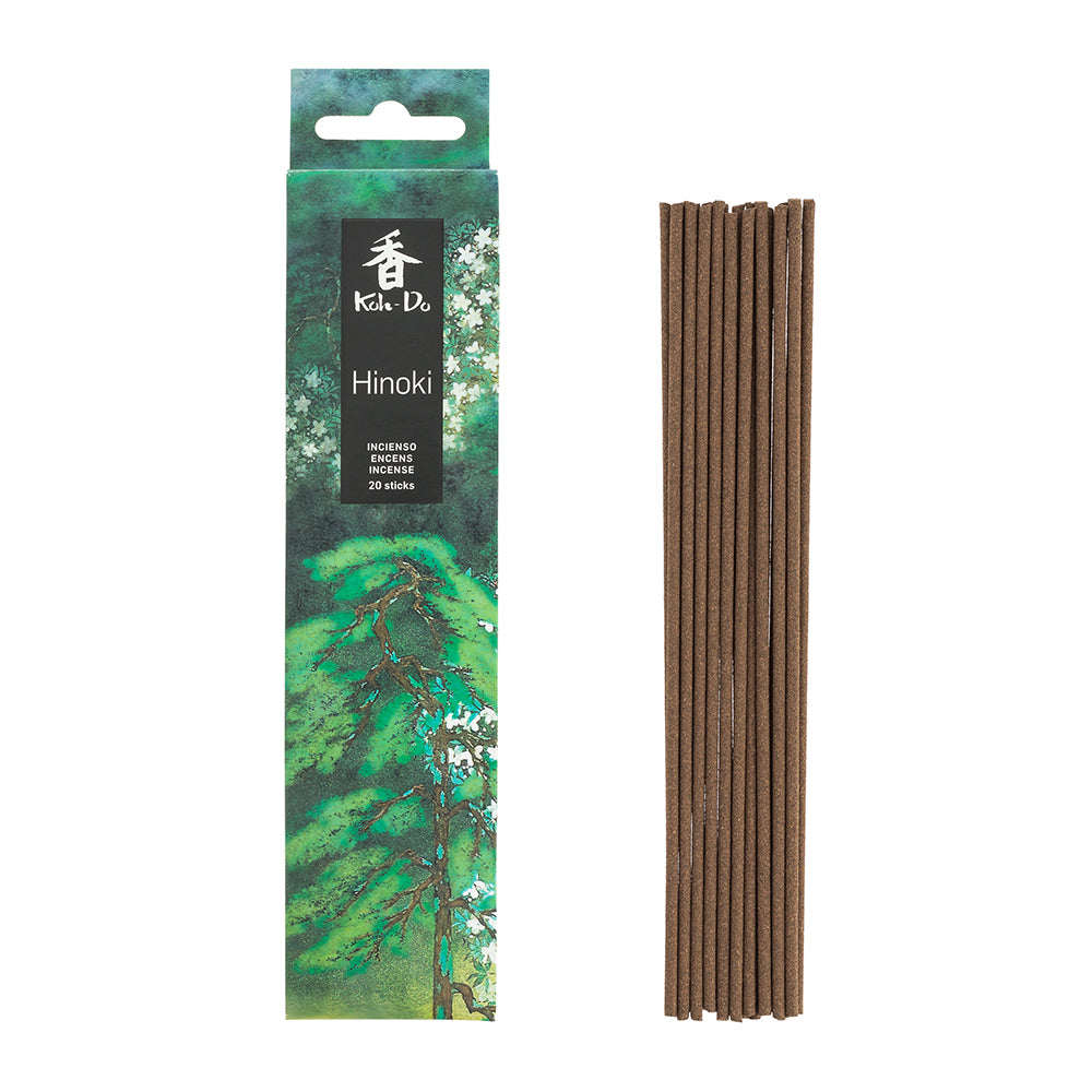 KOH -DO Hinoki Japanese incense in sticks - Olibano, Cypress and Resins