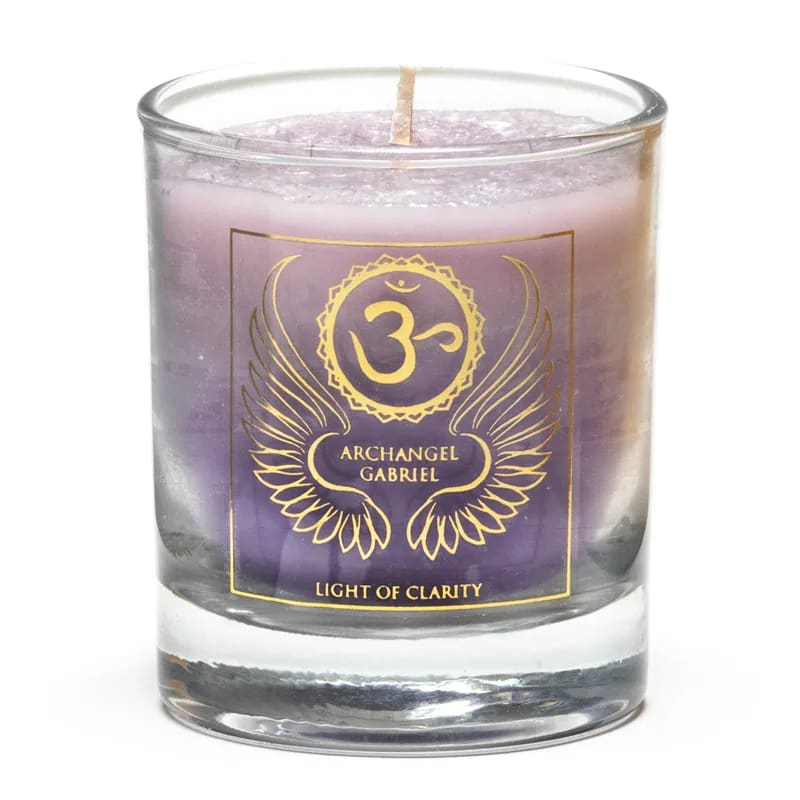 Candele Votive in Vetro ARCANGELO Profumate con Oli Essenziali in Confezione Regalo - Diverse Varianti - clorophilla-shop