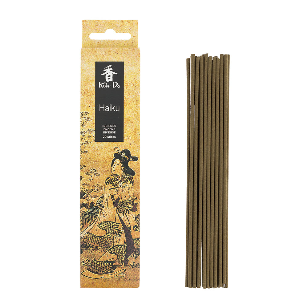 Koh -do haiku Japanese incense in sticks - Oud wood