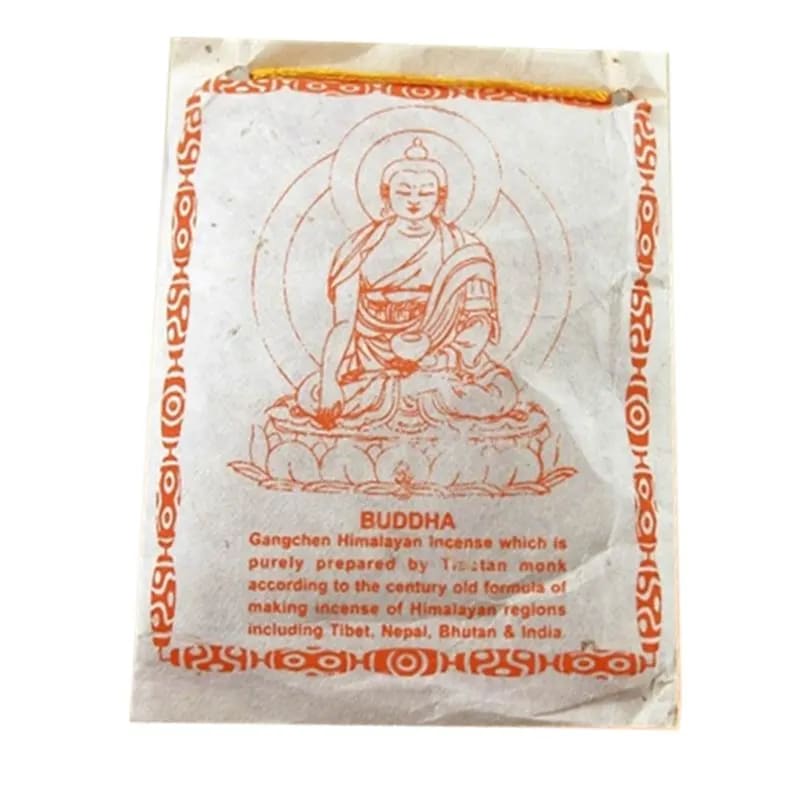 Buddha Incenso Tibetano in Polvere 100% Naturale preparato dai monaci - Originale di Gangchen 40g - clorophilla-shop