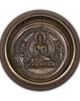 Campana Tibetana incisa con Buddha Shakyamuni e Mantra 550g - clorophilla-shop