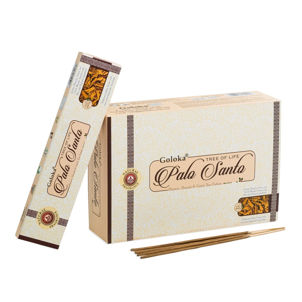 Goloka Palo Santo Incenso in bastoncini - Stick 15g - clorophilla-shop