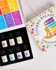Aromafume 7 CHAKRA Miscele di Oli Essenziali Naturali - Set Oli per Aprire e Riequilibrare i Chakra - 7x10ml - clorophilla-shop