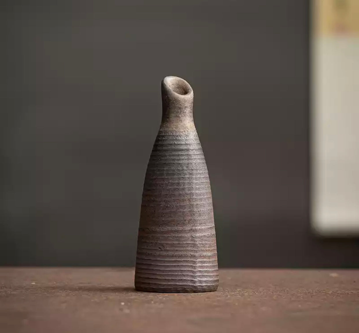 Vaso Per Fiori Design In Ceramica color Bronzo 5 tipi