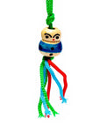 Bambolina Portafortuna in Legno da appendere - Colore casuale - clorophilla-shop