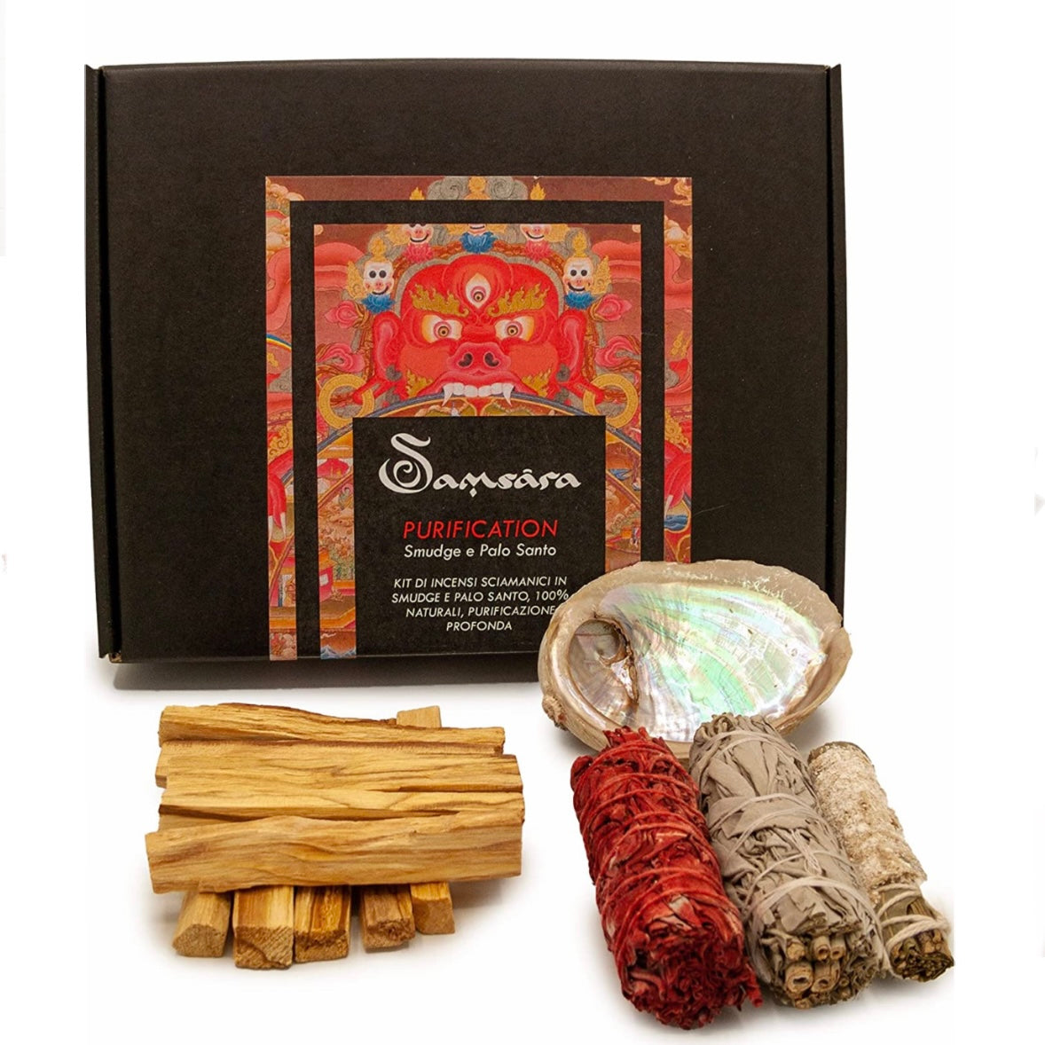 Samsara Purification - Smudge kit and Santo Palo
