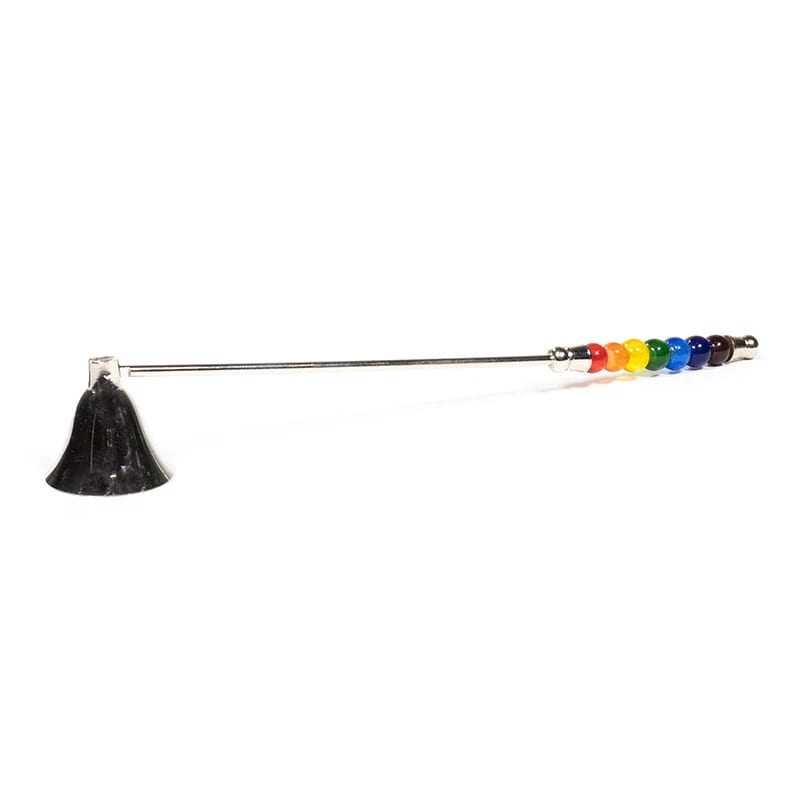 Turn off candle with pearls 7 chakra - extra long handle