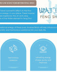 Aromafume Feng Shui WATER Mattoncini Incenso Elemento Acqua - Niente fumo e cenere - clorophilla-shop