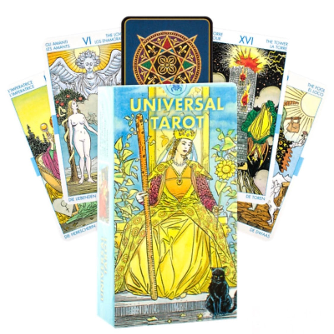 The Scarabeo "Universal Tarot" Universal Tarot - Classical tradition - 78 cards with instructions
