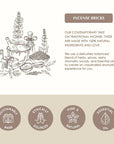 Aromafume Feng Shui EARTH Mattoncini Incenso Elemento Terra - Niente fumo e cenere - clorophilla-shop