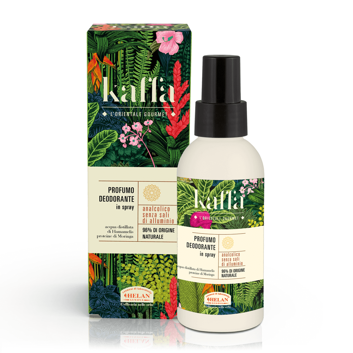 Helan kaffa perfume deodorant in non -alcoholic spray - 100ml