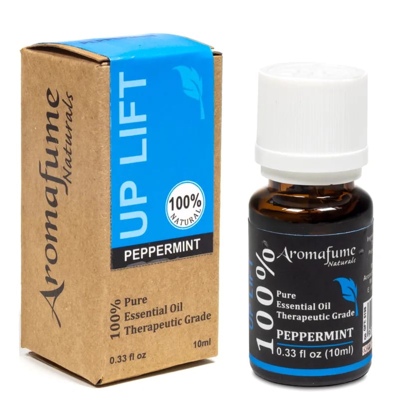 Aromafume UP LIFT Olio Essenziale Peppermint 100% Naturale non Diluito - Menta Piperita - 10ml - clorophilla-shop