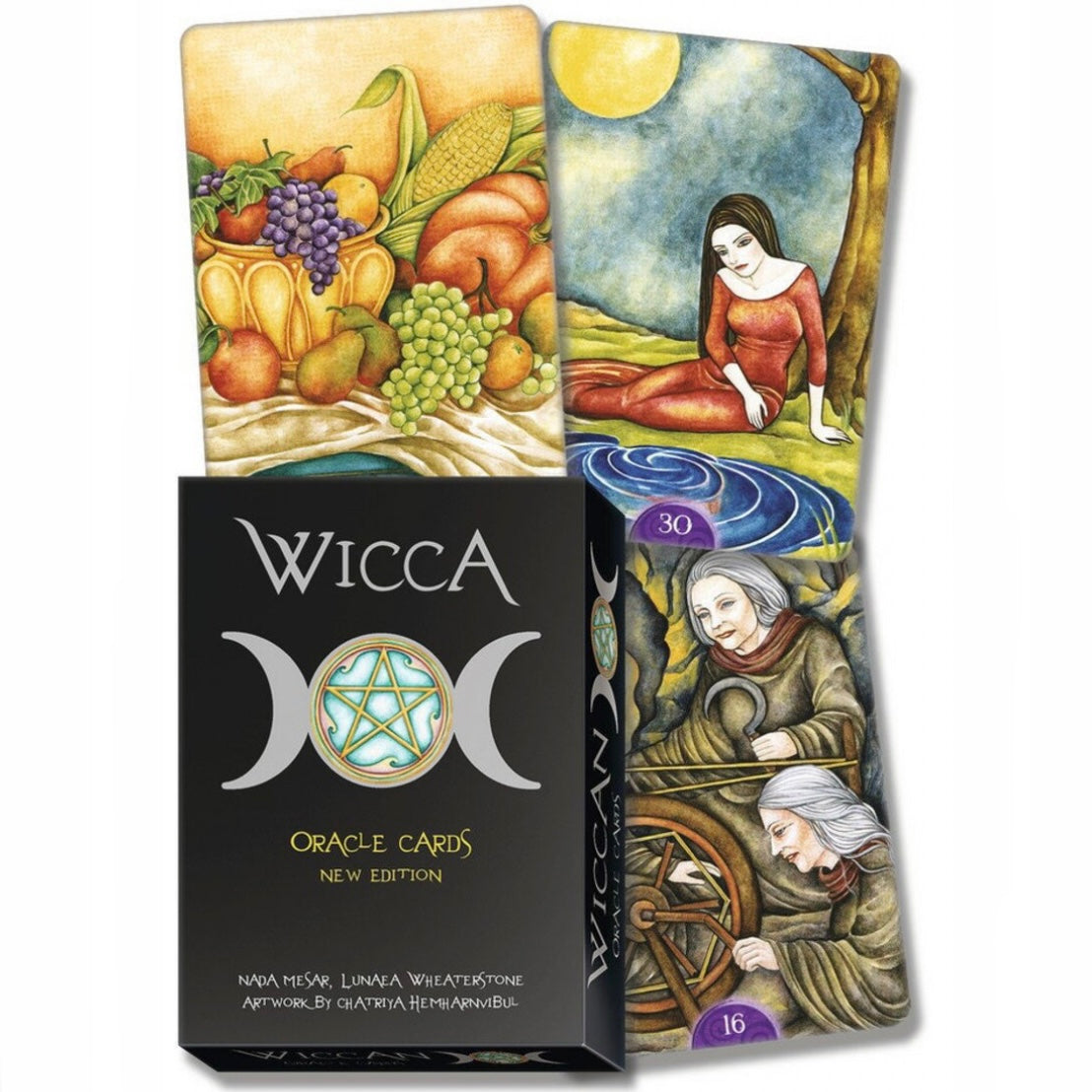 The Scarabeo "Wicca Oracle Cards" New Edition - 32 Cards Oracle and 160 pages book