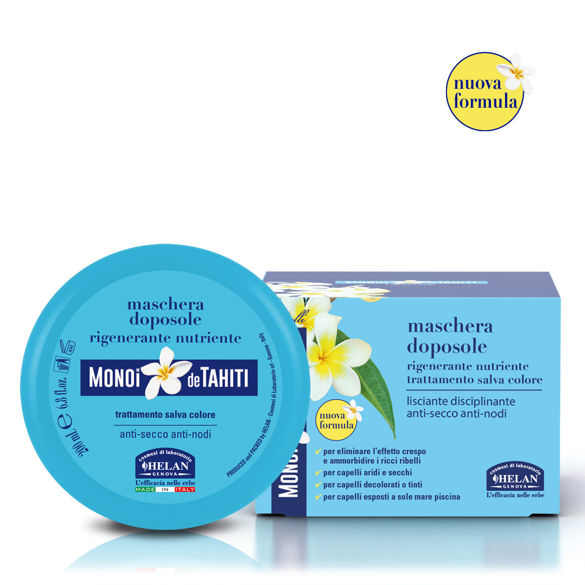 Helan Monoi de Tahiti - Maschera capelli doposole rigenerante nutriente - 200ml