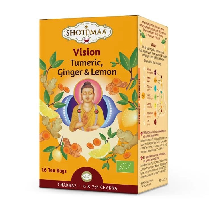 Shoti Maa Vision Vision 100% organic harmonizing chakra - turmeric, ginger and lemon