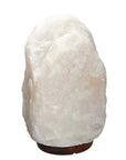 Lampada di Sale Dell'Himalaya Grezza Naturale Bianca - 4-6kg