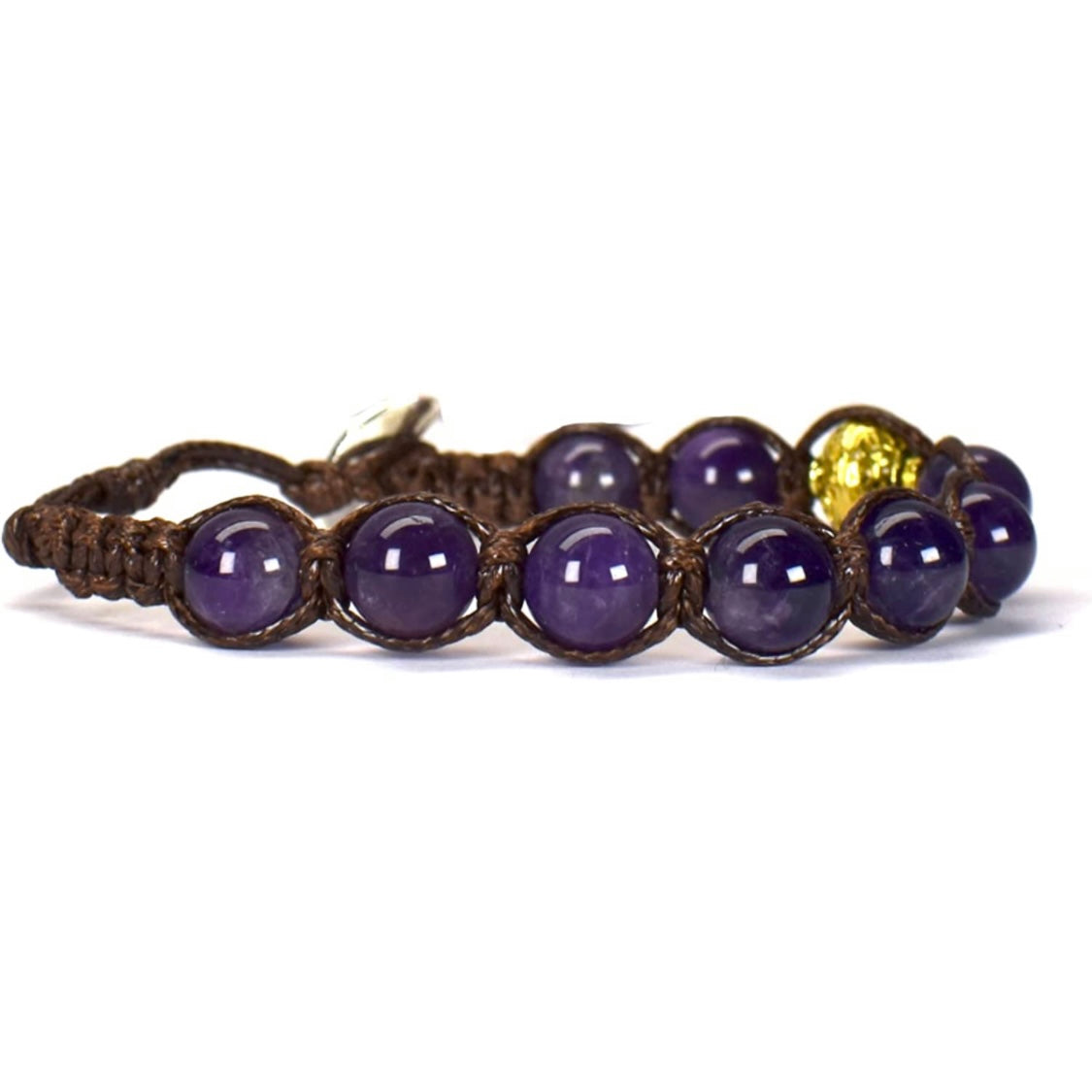 Samsara Kids Tibetan bracelet Amethyst Shamballa Children