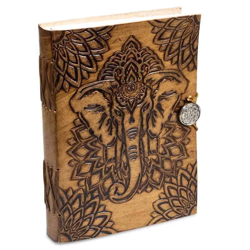 Quaderno Elefante con copertina in pelle - 100 pagine