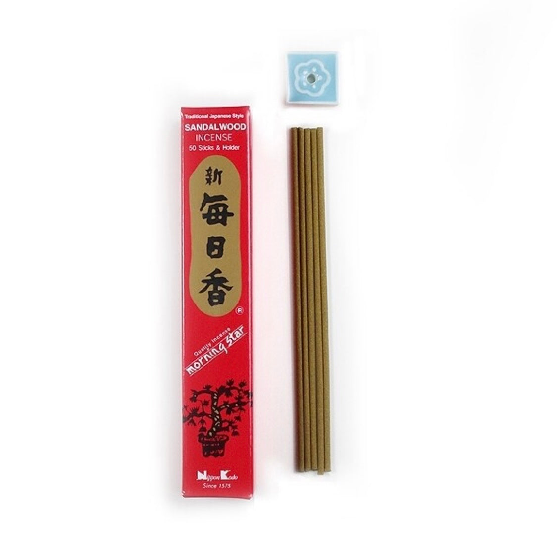 Morning Star Sandalwood incenso giapponese in bastoncini - 50 stick
