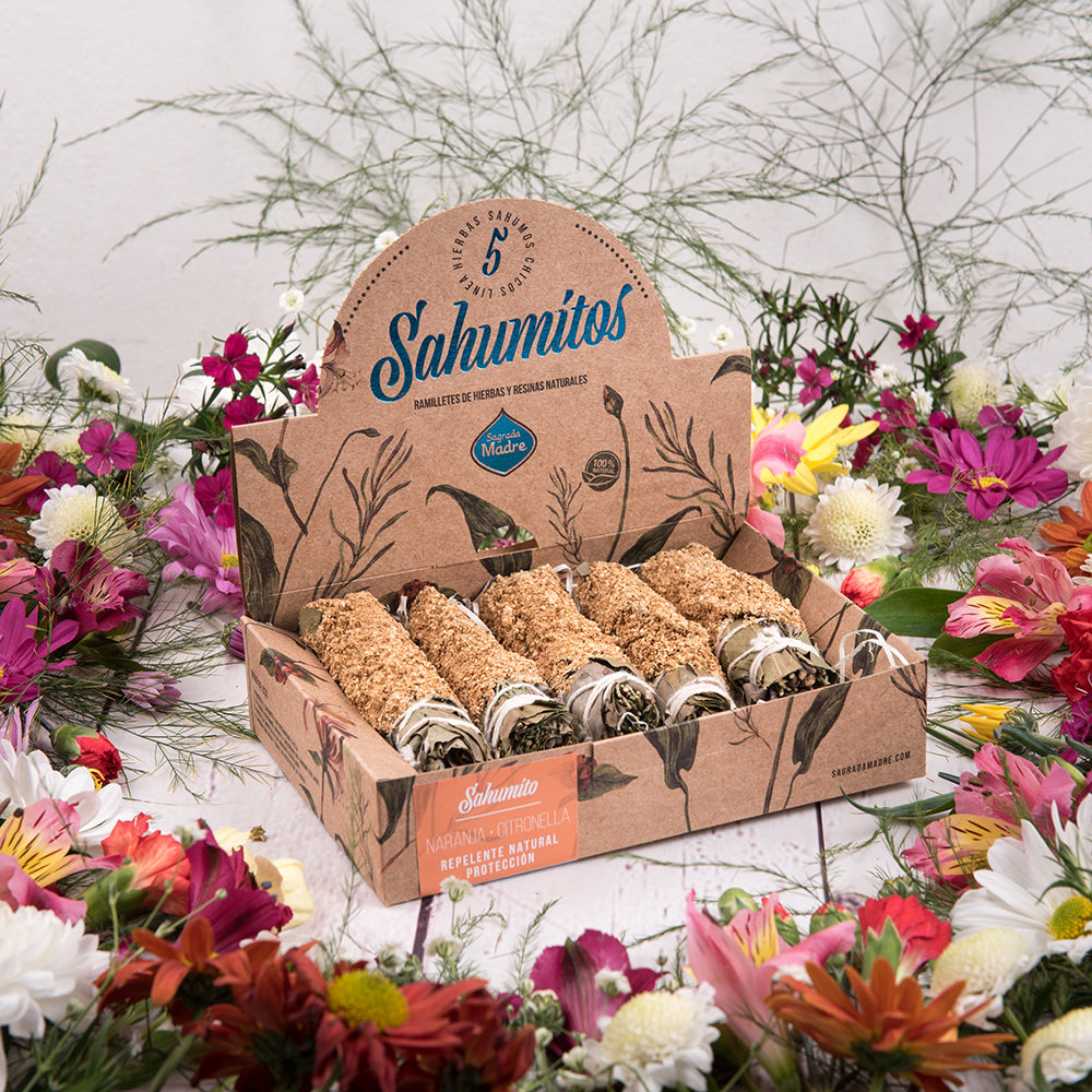 Sagrada Madre Smudge of craft herbs - sage, orange and lemongrass
