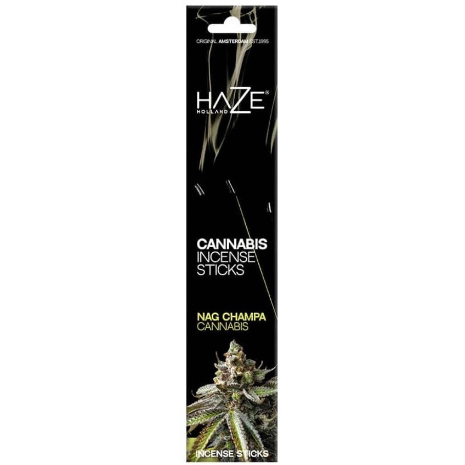Haze Holland Cannabis Nag Champa Incenso in bastoncini - Stick 15g - clorophilla-shop